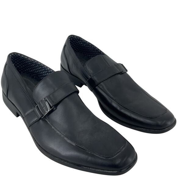 Perry Ellis Portfolio Justin Men's Leather Penny Loafers Size 9 Preowned - Picture 1 of 7